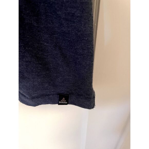 Mens Prana Navy Blue Collared Polo Cotton Tee Shirt Size XL - Picture 8 of 8